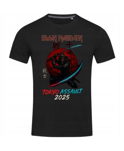 Koszulka męska IRON MAIDEN TOKYO ASSAULT 2025 na Koncert Warszawa Run Lives