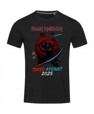 Koszulka męska IRON MAIDEN TOKYO ASSAULT 2025 na Koncert Warszawa Run Lives