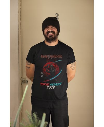 Koszulka męska IRON MAIDEN TOKYO ASSAULT 2025 na Koncert Warszawa Run Lives