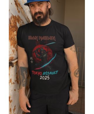 Koszulka męska IRON MAIDEN TOKYO ASSAULT 2025 na Koncert Warszawa Run Lives