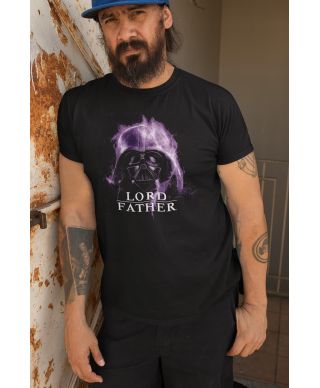 Koszulka męska LORD FATHER Tata moc Śmieszny prezent na Dzień Ojca Taty