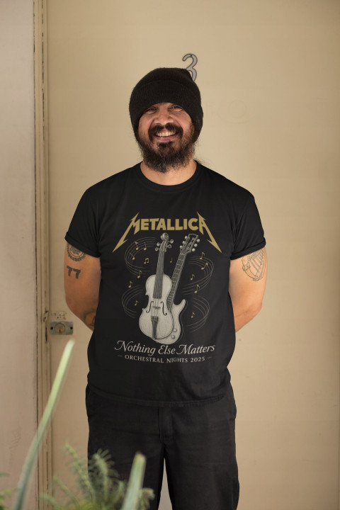 Koszulka męska METALLICA Nothing Else Matters - Orchestral Nights 2025 — zdjęcie 3
