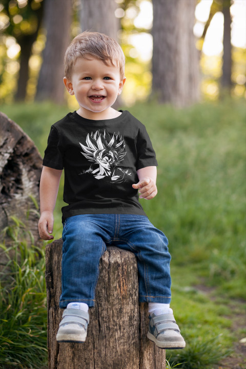 Koszulka dziecięca Dragon Ball Z Goku Son Super Saiyan 2 T-shirt dziecięcy — zdjęcie 3