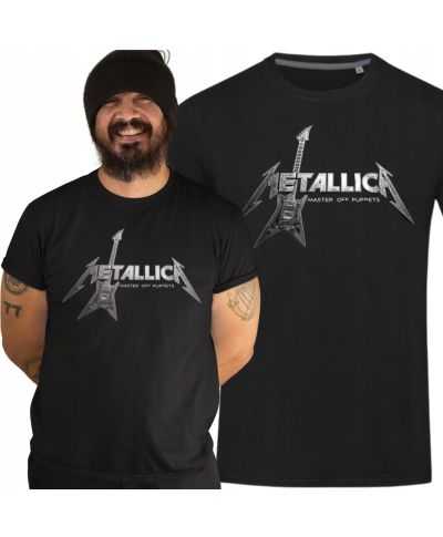 Koszulka męska Metallica Master of Puppets dla prawdziwego fana zespołu