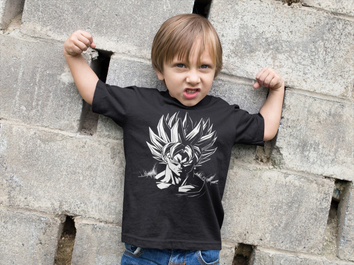 Koszulka dziecięca Dragon Ball Z Goku Son Super Saiyan 2 T-shirt dziecięcy — zdjęcie 4