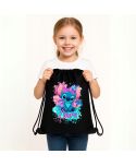 Worek na buty plecak do szkoły przedszkola uroczy Stitch z własnym imieniem