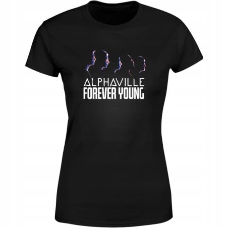 Koszulka damska zespołu Alphaville Forever Young kultowy zespół na koncert