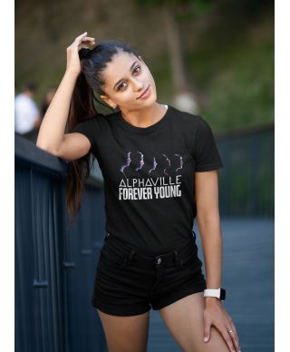 Koszulka damska zespołu Alphaville Forever Young kultowy zespół na koncert