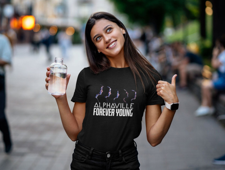 Koszulka damska zespołu Alphaville Forever Young kultowy zespół na koncert — zdjęcie 3
