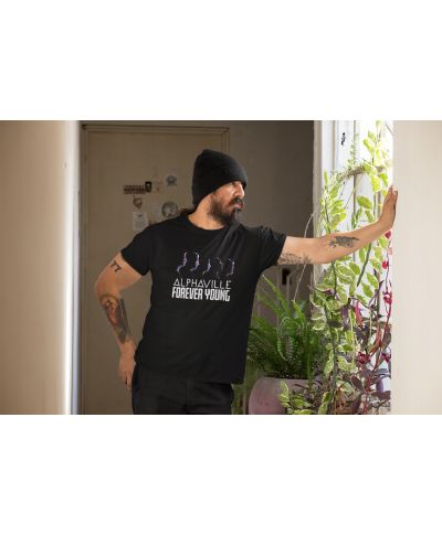 Koszulka męska zespołu Alphaville Forever Young kultowy zespół na koncert
