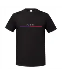 Koszulka męska PARIS elegancki stylowy minimalistyczny wzór T-shirt męski