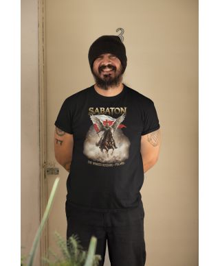 Koszulka męska Sabaton The Winged Hussars Husaria Polska na koncert