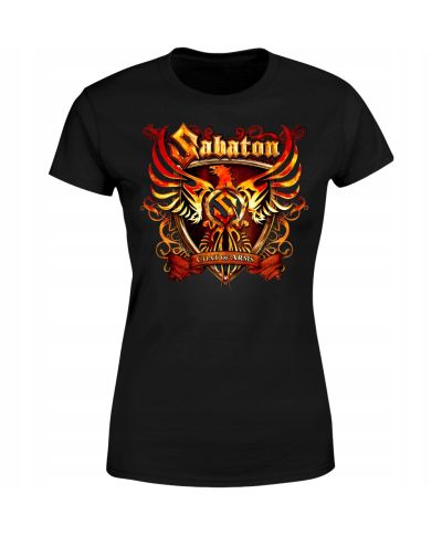 Koszulka damska Sabaton Coat of Arms Ognista na koncert i na co dzień