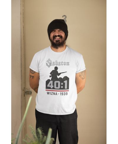 Koszulka męska Sabaton 40:1 - Wizna 1939 Patriotyczna na koncert