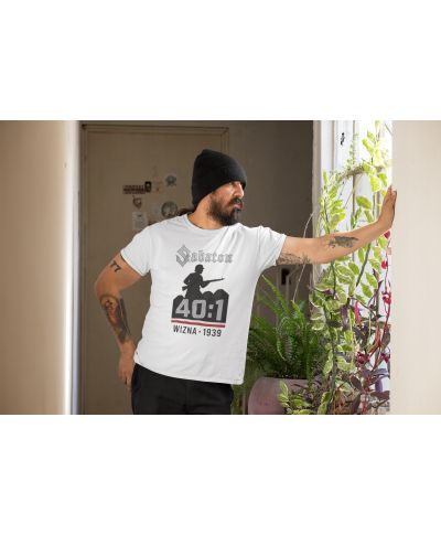 Koszulka męska Sabaton 40:1 - Wizna 1939 Patriotyczna na koncert