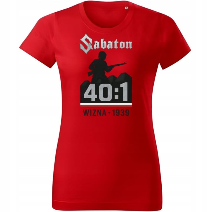Koszulka damska Sabaton 40:1 - Wizna 1939 Patriotyczna na koncert
