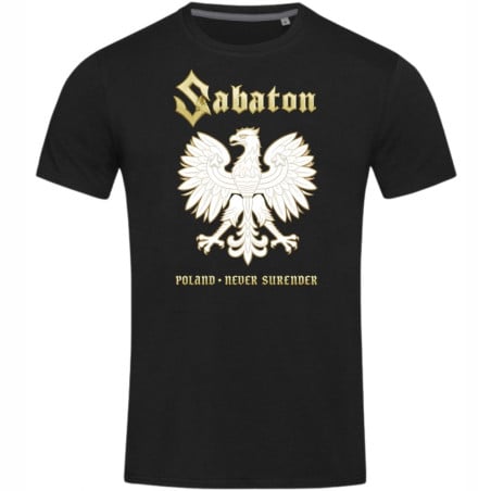 Koszulka męska Sabaton Poland Never Surrender Patriotyczna Polska