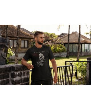 Koszulka męska Bonnie Tyler 40 Years Total Eclipse Poland Tour na koncert