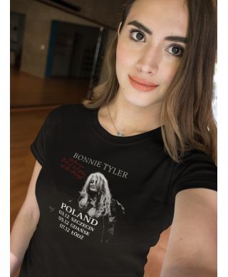 Koszulka damska Bonnie Tyler 40 Years Total Eclipse Poland Tour na koncert