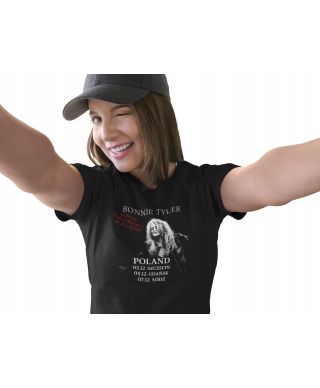 Koszulka damska Bonnie Tyler 40 Years Total Eclipse Poland Tour na koncert