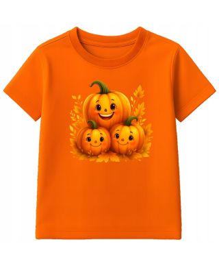 Koszulka dziecięca na Dzień Dyni Wesołe dynie do przedszkola i szkoły