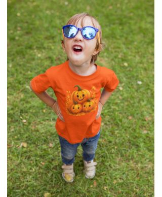 Koszulka dziecięca na Dzień Dyni Wesołe dynie do przedszkola i szkoły