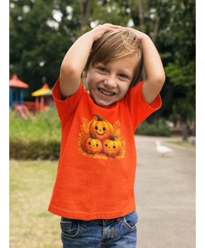 Koszulka dziecięca na Dzień Dyni Wesołe dynie do przedszkola i szkoły