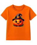 Koszulka dziecięca na Dzień Dyni Radosna Dynia do przedszkola Halloween