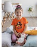 Koszulka dziecięca na Dzień Dyni Radosna Dynia do przedszkola Halloween