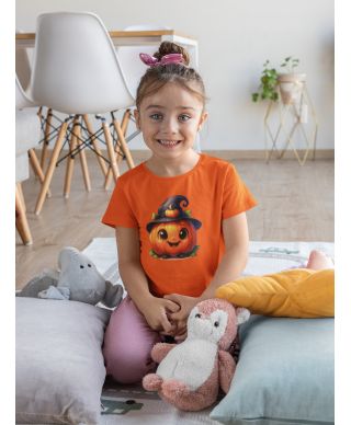 Koszulka dziecięca na Dzień Dyni Radosna Dynia do przedszkola Halloween