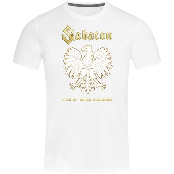 Koszulka męska Sabaton Poland Never Surrender Patriotyczna Polska