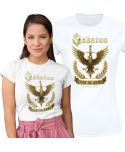 Koszulka damska Sabaton Coat of Arms Złoty Orzeł Miecz na koncert co dzień