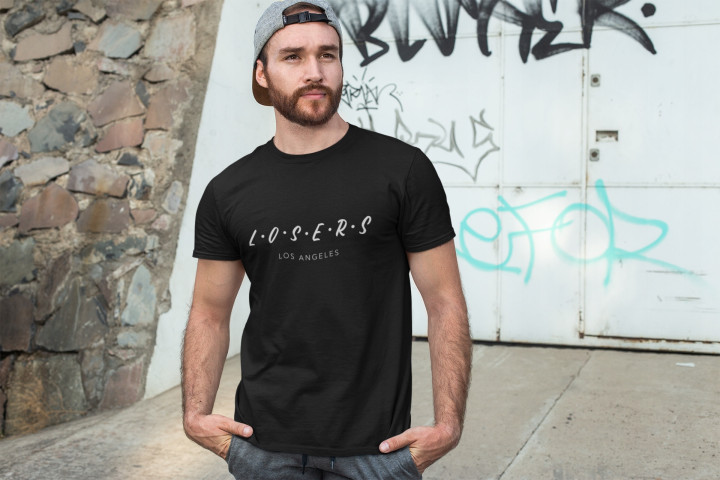 Koszulka męska LOSERS parodia Friends Przyjaciele zabawny T-shirt męski — zdjęcie 3
