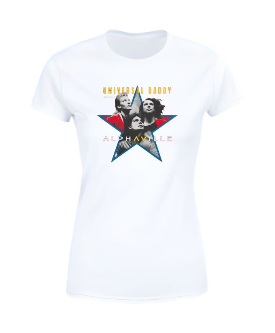 Koszulka damska Alphaville Universal Daddy kultowy design lat 80 na koncert