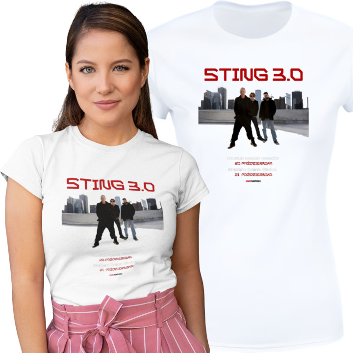 Koszulka damska na Koncert STING 3.0 Tour 2025 Kraków Gliwice