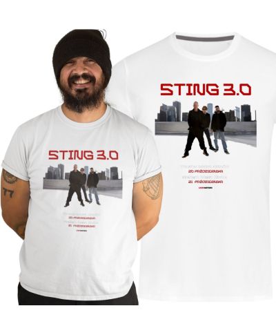 Koszulka męska na Koncert STING 3.0 Tour 2025 Kraków Gliwice