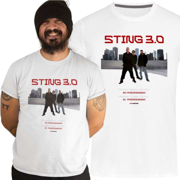 Koszulka męska na Koncert STING 3.0 Tour 2025 Kraków Gliwice