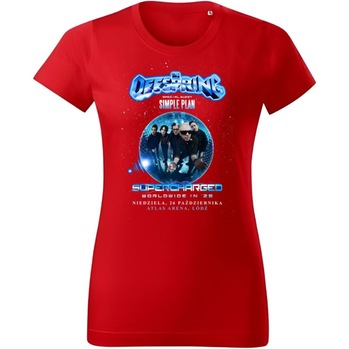 Koszulka damska zespół The Offspring na Koncert Supercharged Tour 2025 Łódź — zdjęcie 2