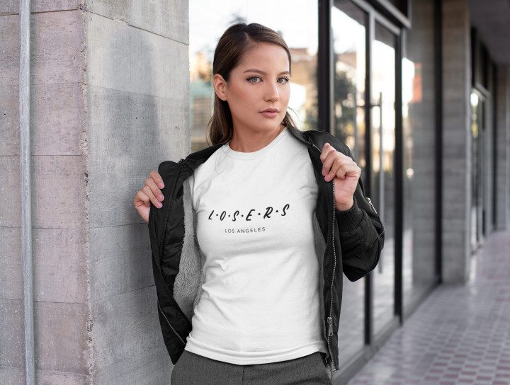 Koszulka damska LOSERS parodia Friends Przyjaciele zabawny T-shirt damska — zdjęcie 2