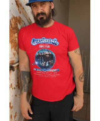 Koszulka męska zespołu The Offspring na Koncert Supercharged Tour 2025 Łódź