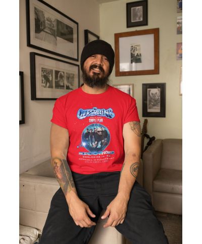 Koszulka męska zespołu The Offspring na Koncert Supercharged Tour 2025 Łódź