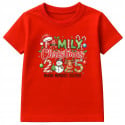 Koszulka dzicięca Świąteczna Family Christmas 2025 dla całej rodziny