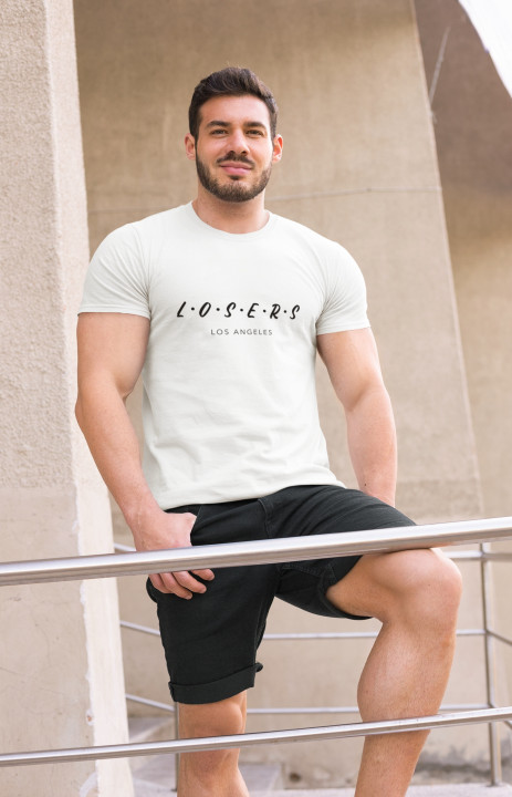 Koszulka męska LOSERS parodia Friends Przyjaciele zabawny T-shirt męski — zdjęcie 2
