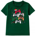 Koszulka dziecięca Świąteczna dla gracza „Gamer Christmas” Pady do gry