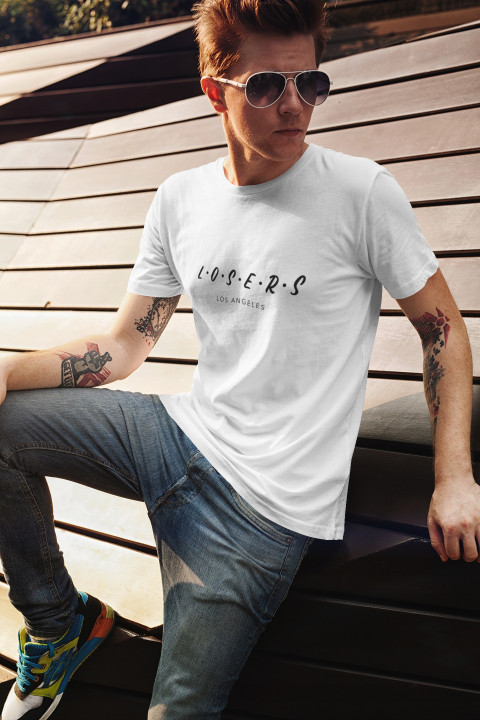 Koszulka męska LOSERS parodia Friends Przyjaciele zabawny T-shirt męski — zdjęcie 4
