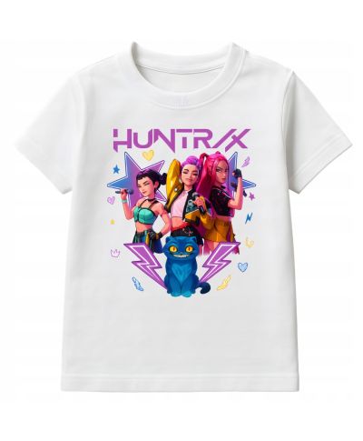 Koszulka dziecięca Huntrix Magiczna Drużyna Hunters Łowcy demonów