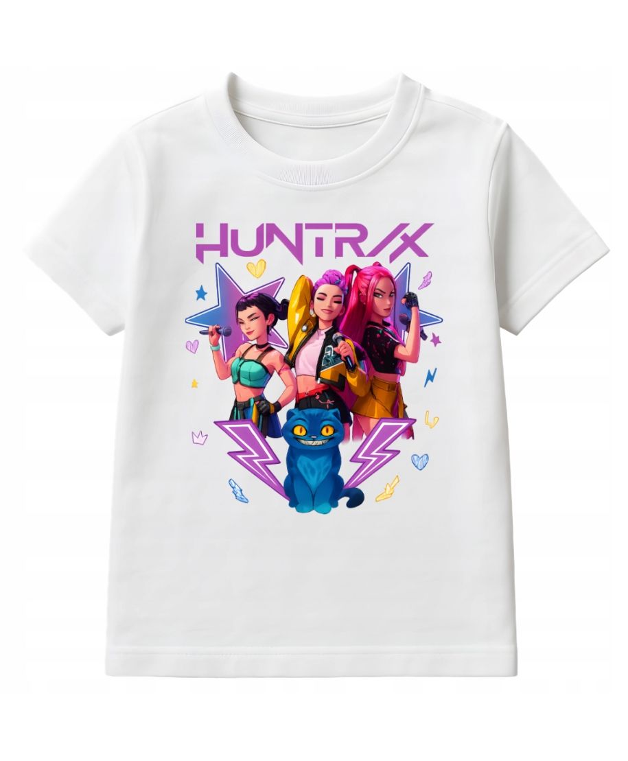 Koszulka dziecięca Huntrix Magiczna Drużyna Hunters Łowcy demonów