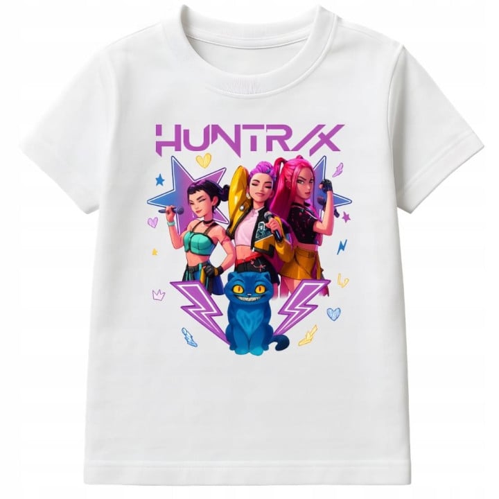 Koszulka dziecięca Huntrix Magiczna Drużyna Hunters Łowcy demonów