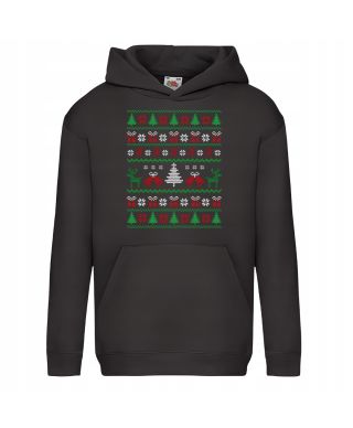 Bluza dziecięca Świąteczna Classic Knit Pattern w stylu ugly sweater
