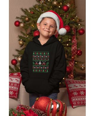 Bluza dziecięca Świąteczna Classic Knit Pattern w stylu ugly sweater